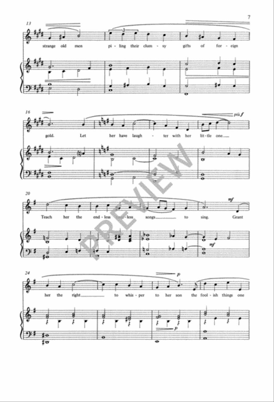 Three Short Anthems Three Short Anthems 4-Part scores gallery preview page 8