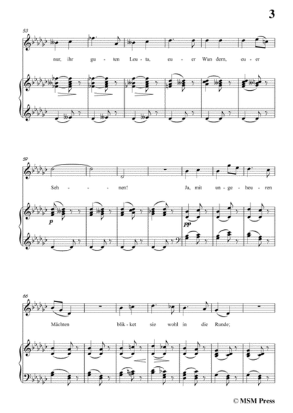 Schubert-Geheimes,Op.14 No.2,in G flat Major,for Voice&Piano image number null