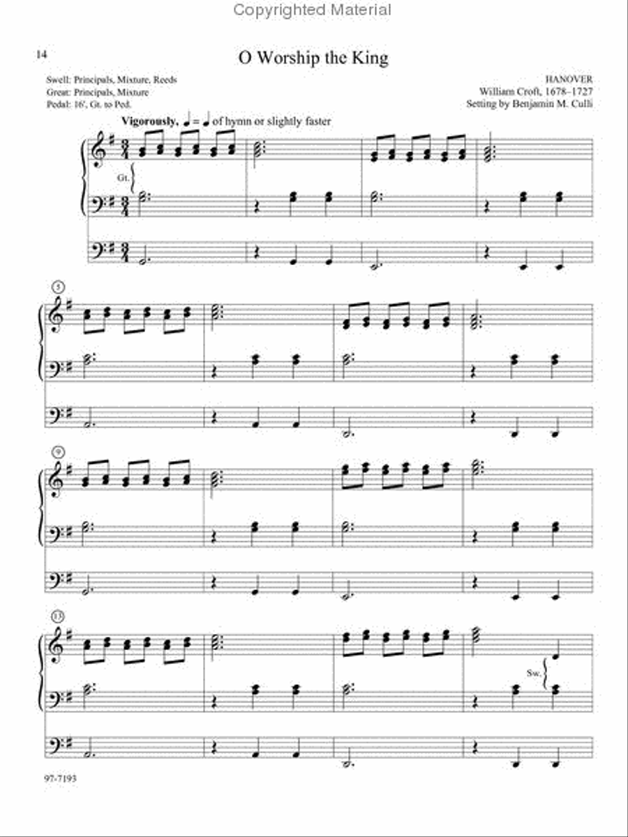 Musica Sacra: Easy Hymn Preludes for Organ, Vol. 5