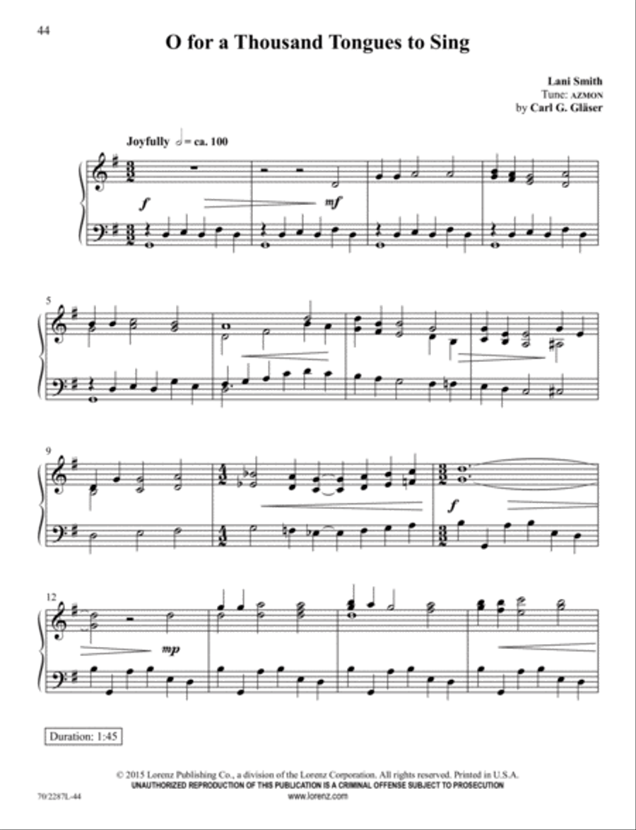 Glorious Morning! Piano Solo scores gallery preview page 17