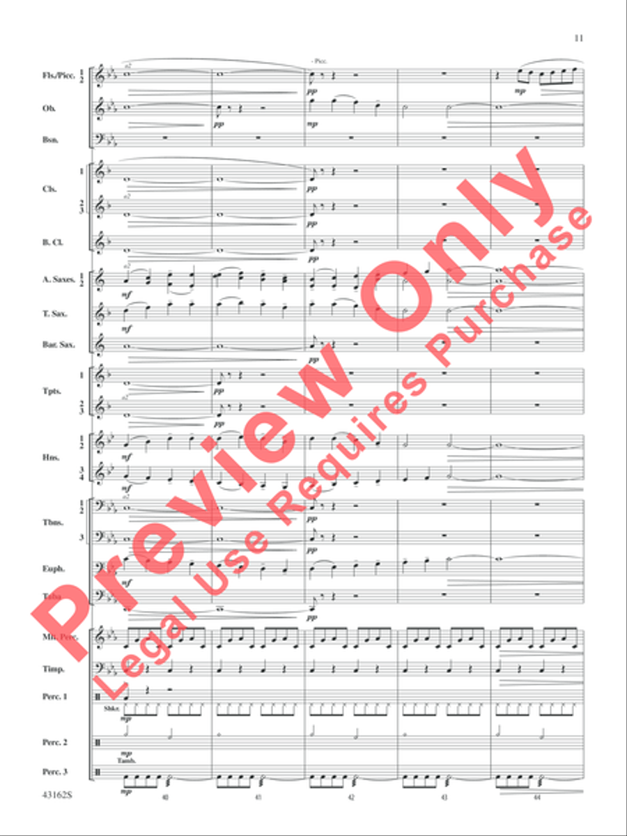 Appalachian Dreams Concert Band scores gallery preview page 12