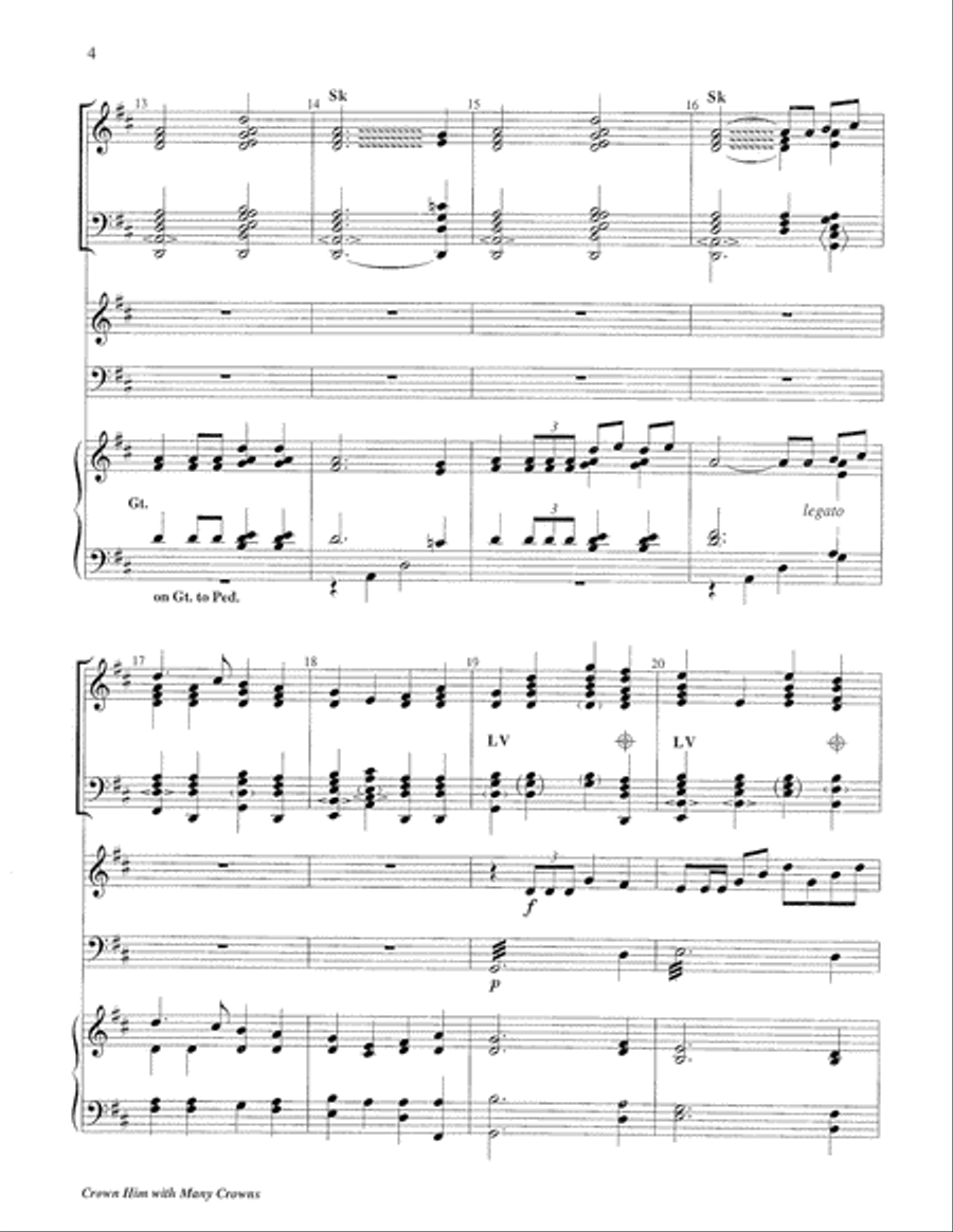 Crown Him with Many Crowns 5-Octaves scores gallery preview page 4