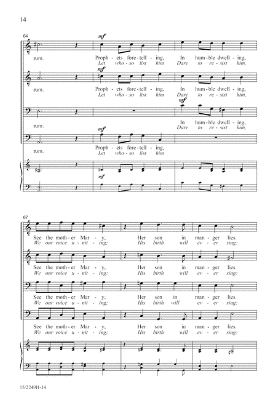 Lirum Lirum Lirum Lirum TTBB scores gallery preview page 14
