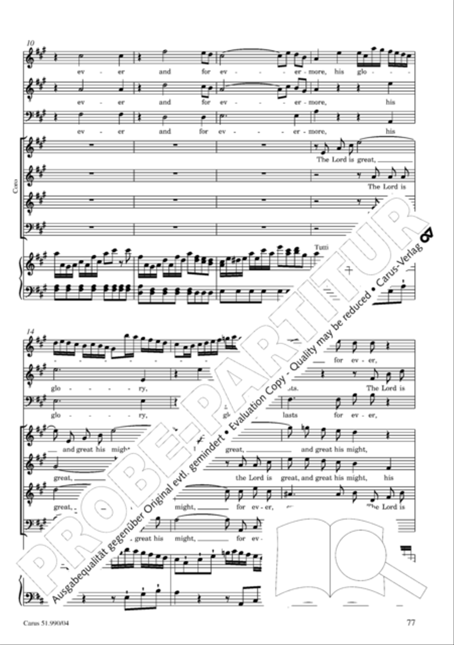 The Creation 4-Part scores gallery preview page 78