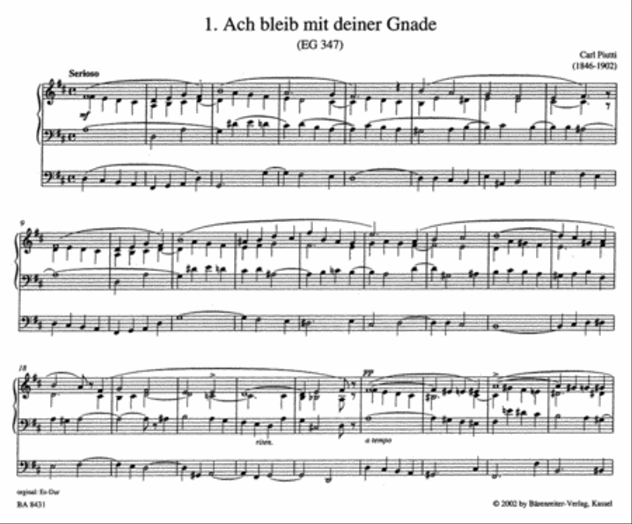 Choralvorspiele des 19. Jahrhunderts, Band 1