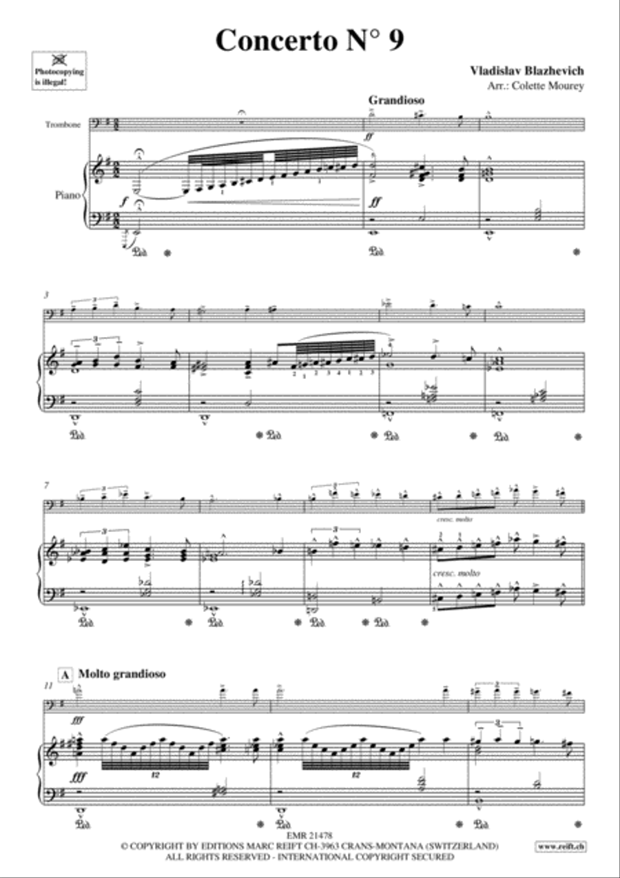 Concerto No. 9 Piano Accompaniment scores gallery preview page 3