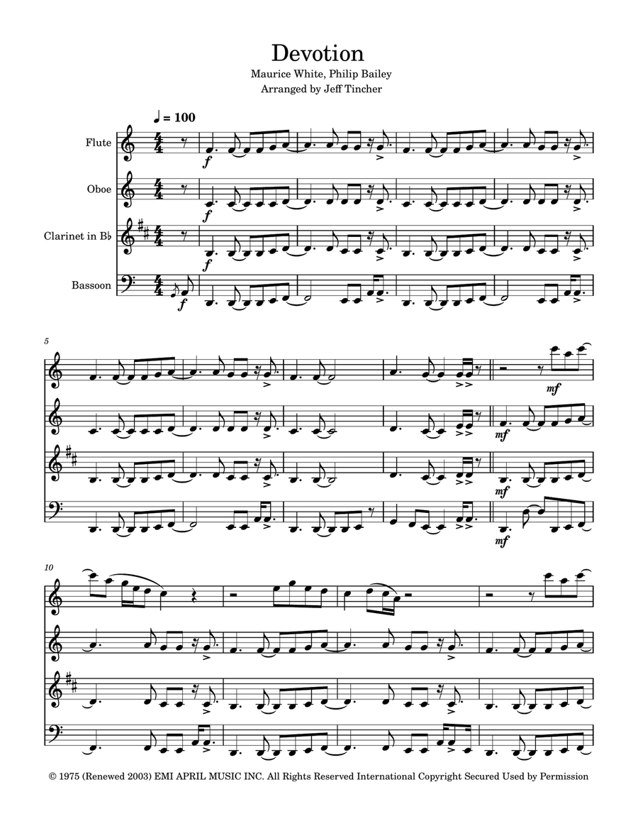 Devotion Woodwind Quartet scores gallery preview page 2
