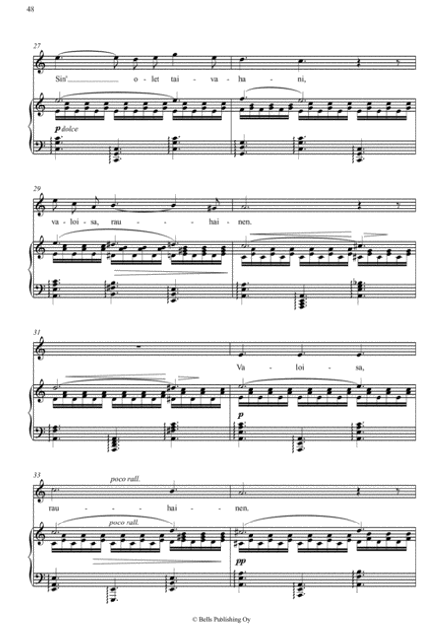 Merella, Op. 47 No. 4 (A minor) Voice Solo scores gallery preview page 4
