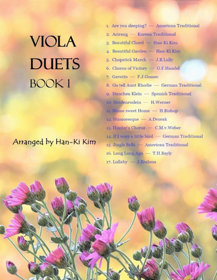Book cover for Viola Duets (Book 1)