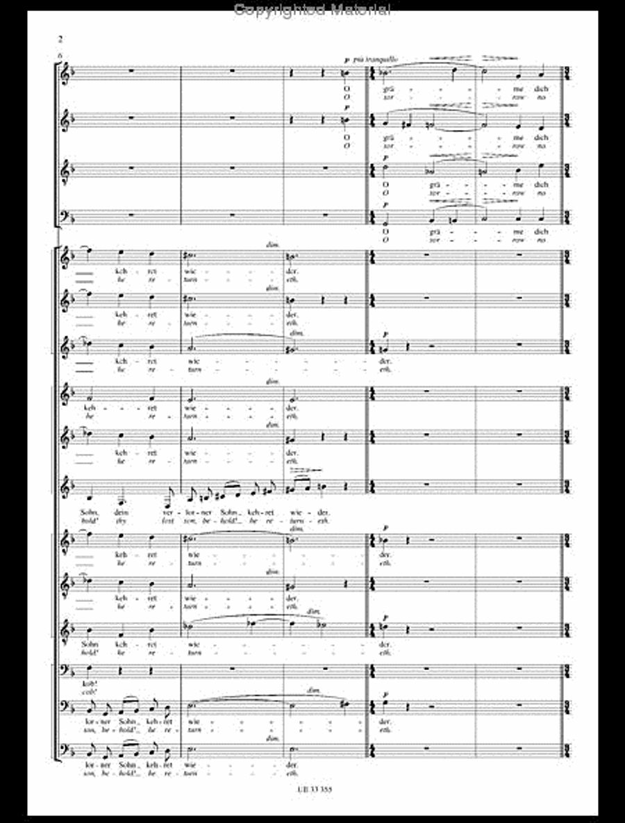 Hymne Op. 34/2 (Antheme) Hymn Anthems scores gallery preview page 3