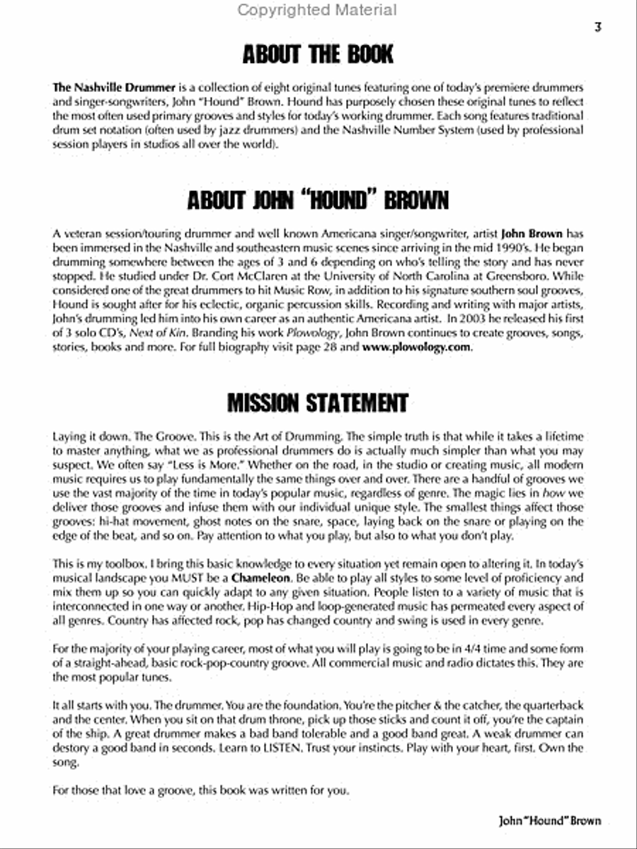 The Nashville Drummer Drum Set scores gallery preview page 3