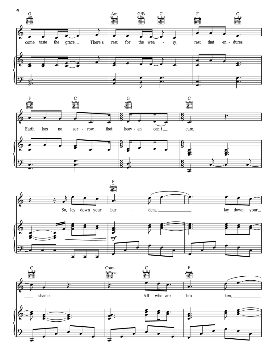 Come As You Are Come As You Are Piano, Vocal, Guitar scores gallery preview page 4