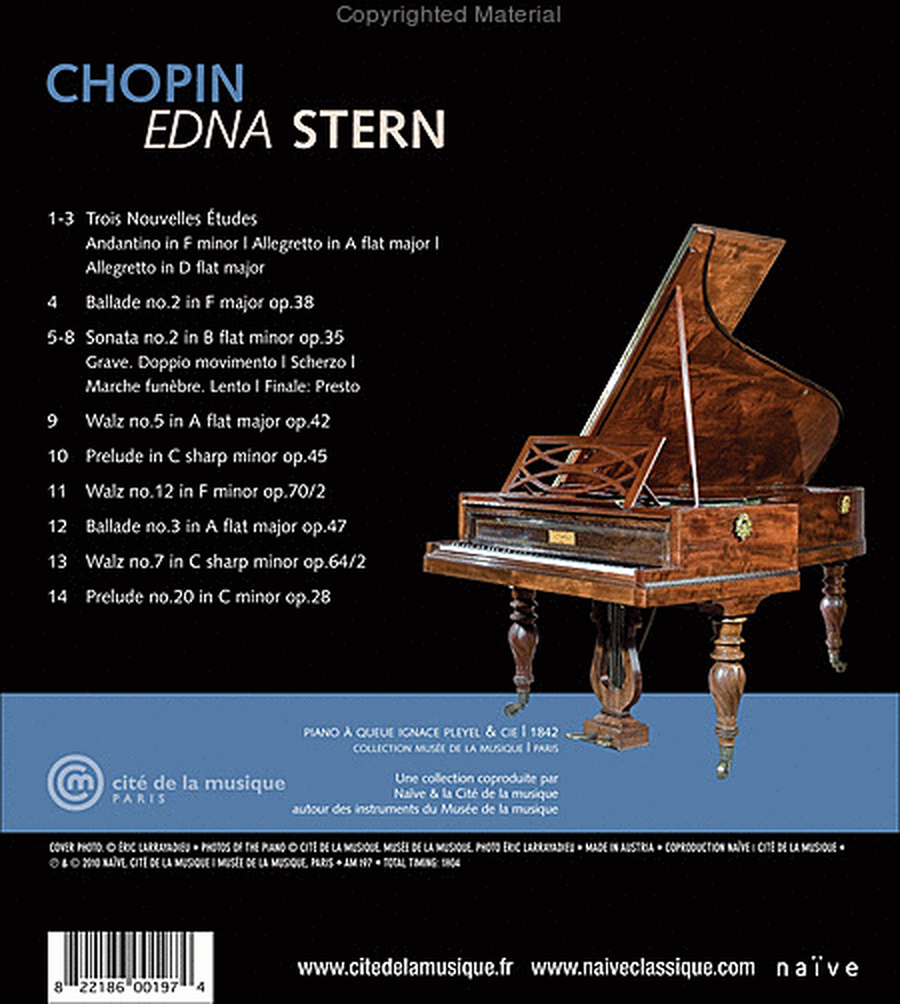 Chopin: Edna Stern (Sonatas B