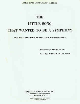 The Little Song that Wanted to Be a Symphony