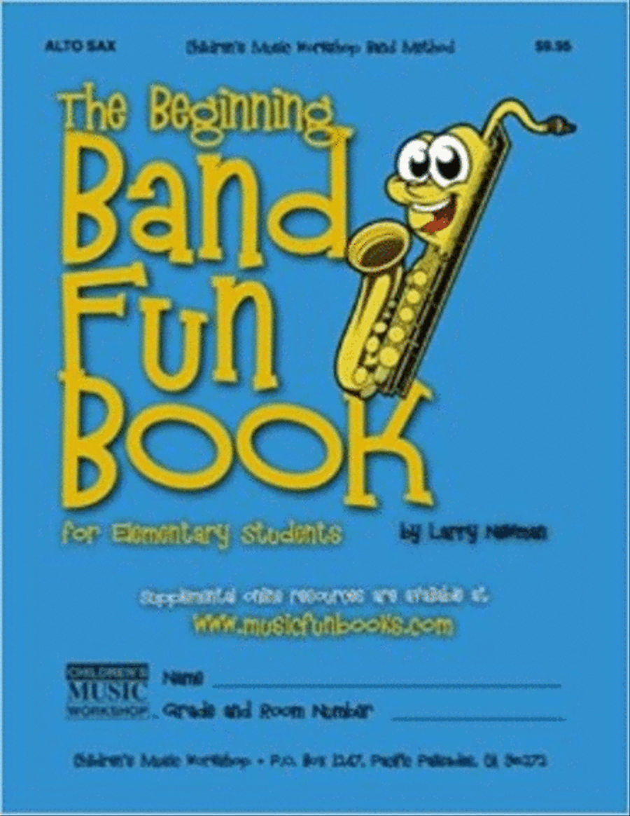 The Beginning Band Fun Book (Alto Sax) Concert Band scores gallery preview page 1