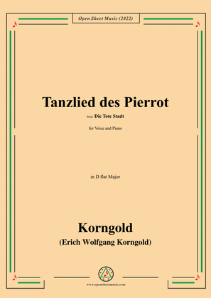 Korngold-Tanzlied des Pierrot,from Die Tote Stadt