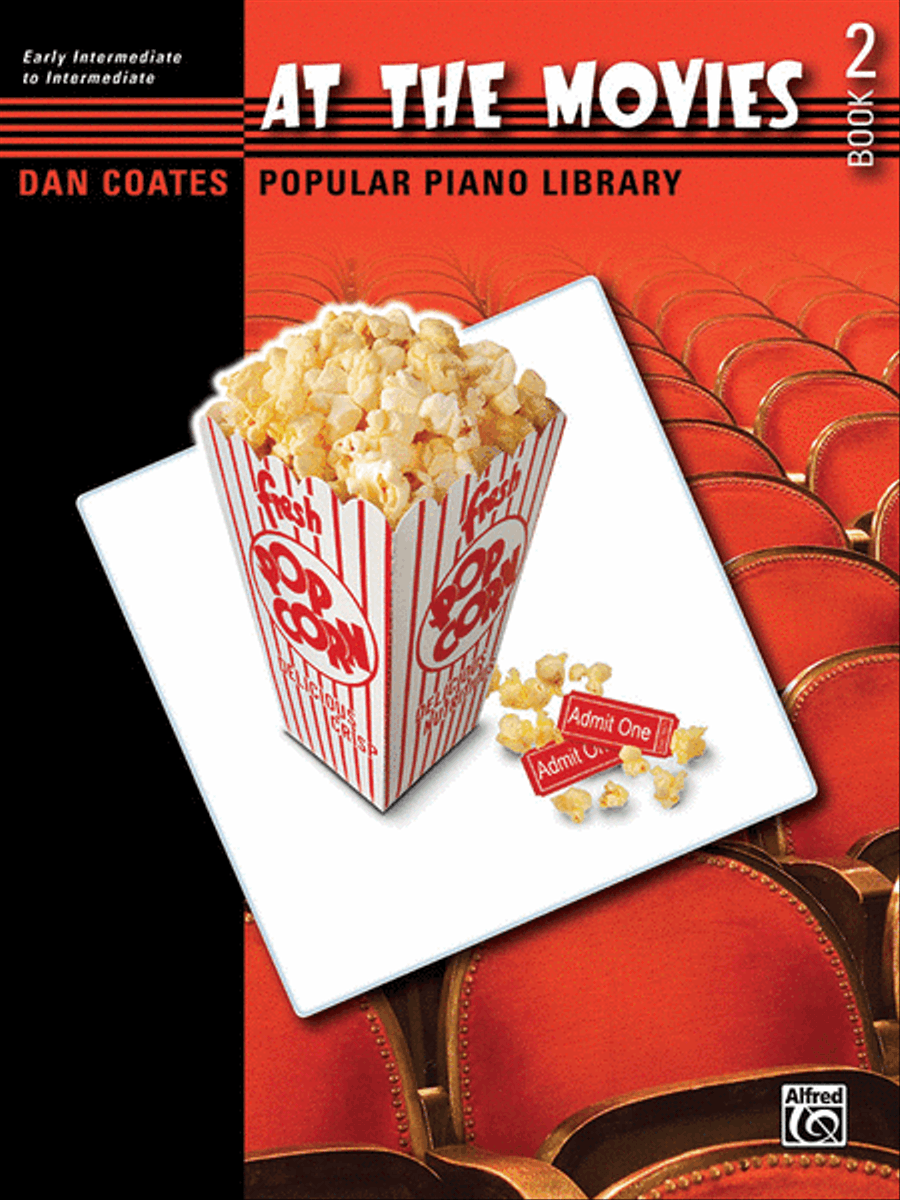 Dan Coates Popular Piano Library -- At the Movies, Book 2