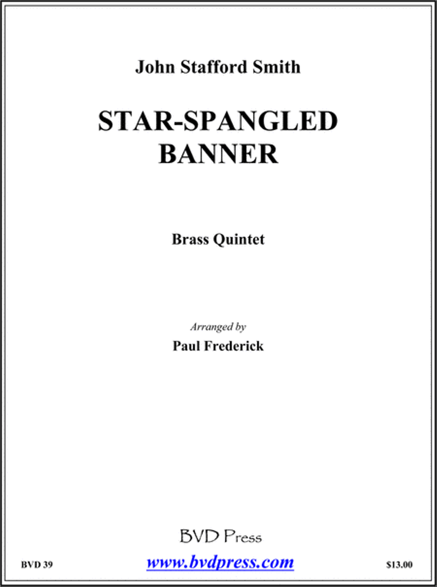Star-Spangled Banner Brass Quintet scores gallery preview page 1