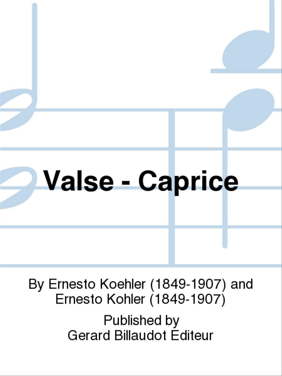 Valse - Caprice Chamber Music scores gallery preview page 1