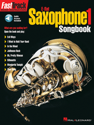 Book cover for FastTrack Alto Saxophone Songbook - Level 1