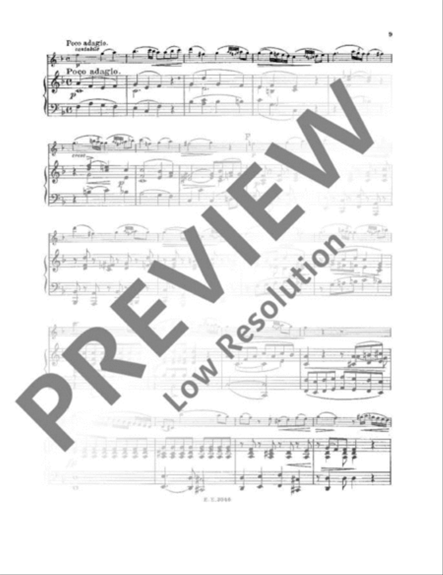Concertino D Major Violin Solo scores gallery preview page 10
