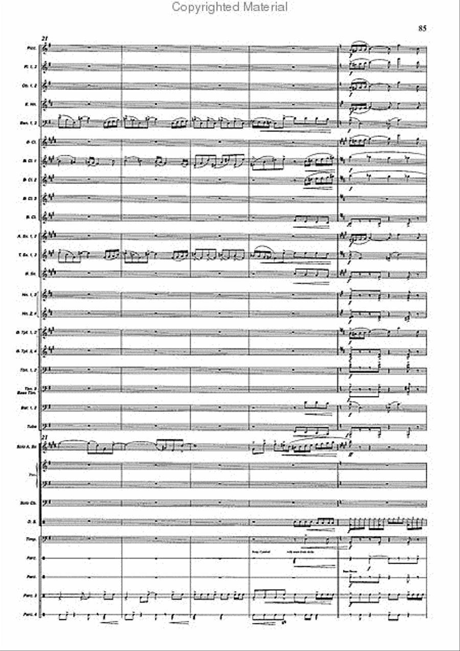 Concertango Concert Band scores gallery preview page 86