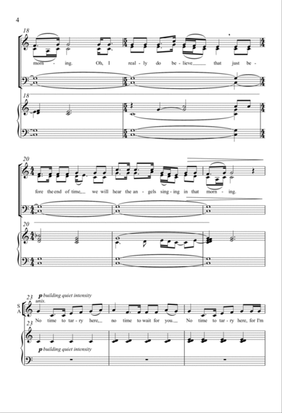 No Time 4-Part scores gallery preview page 3
