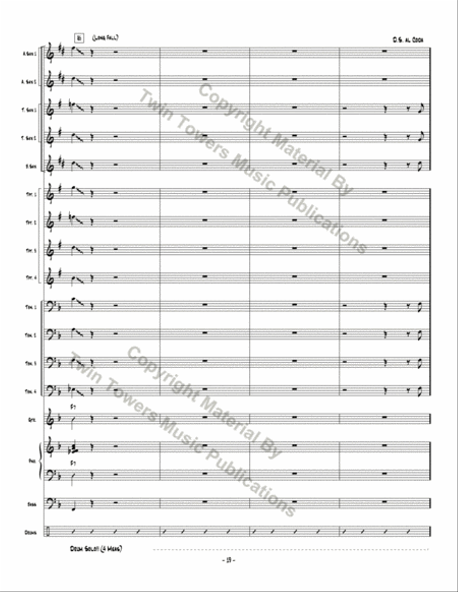 Don't Be Hatin' Jazz Ensemble scores gallery preview page 20