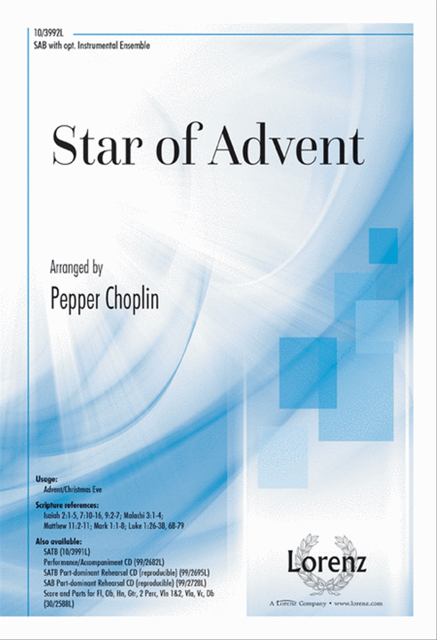 Star of Advent 3-Part scores gallery preview page 1