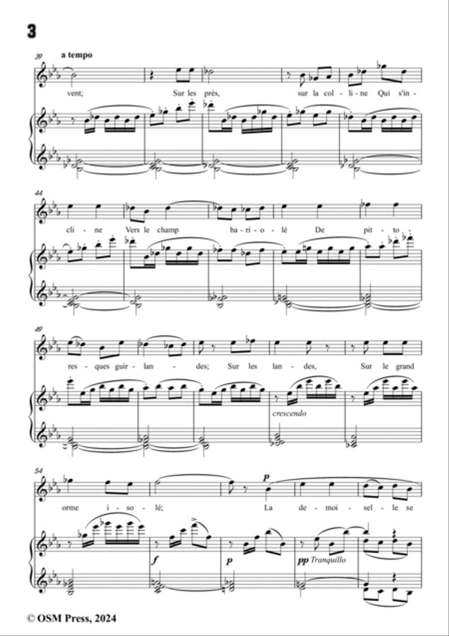 Paladilhe-La Libellule,in E flat Major Voice scores gallery preview page 4
