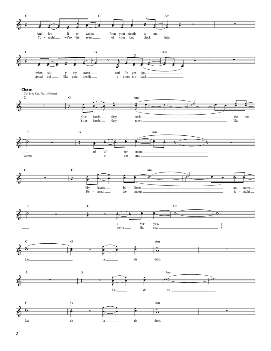 The Sea And The Rhythm Acoustic Guitar scores gallery preview page 2
