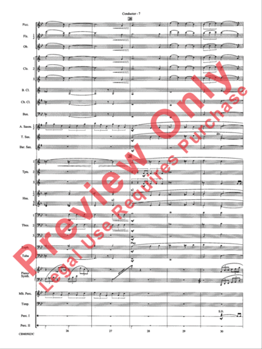 Symphonic Suite from Star Wars: Episode III Revenge of the Sith Concert Band scores gallery preview page 10