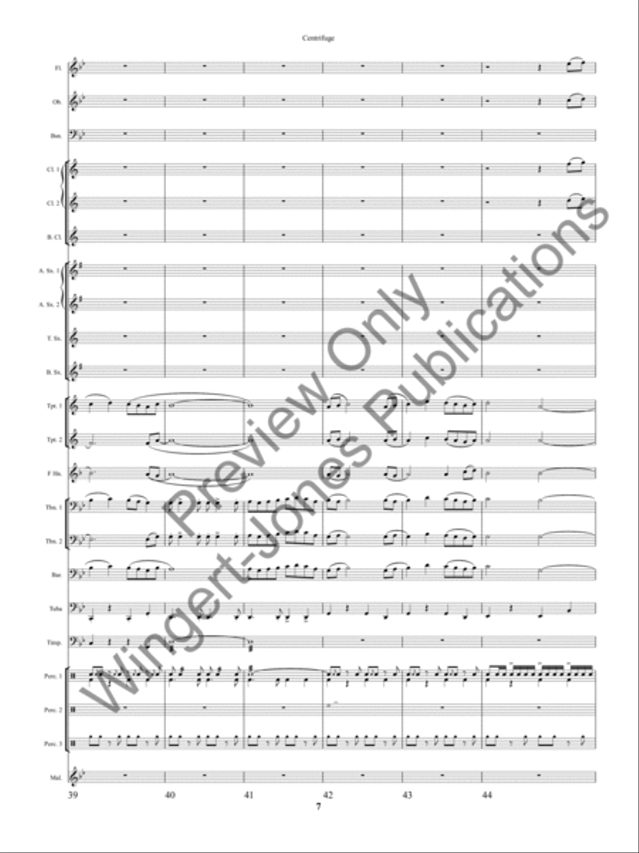 Centrifuge Centrifuge Concert Band scores gallery preview page 10
