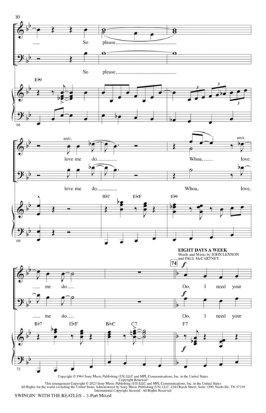 Swingin' With The Beatles (Medley) (arr. Mac Huff)