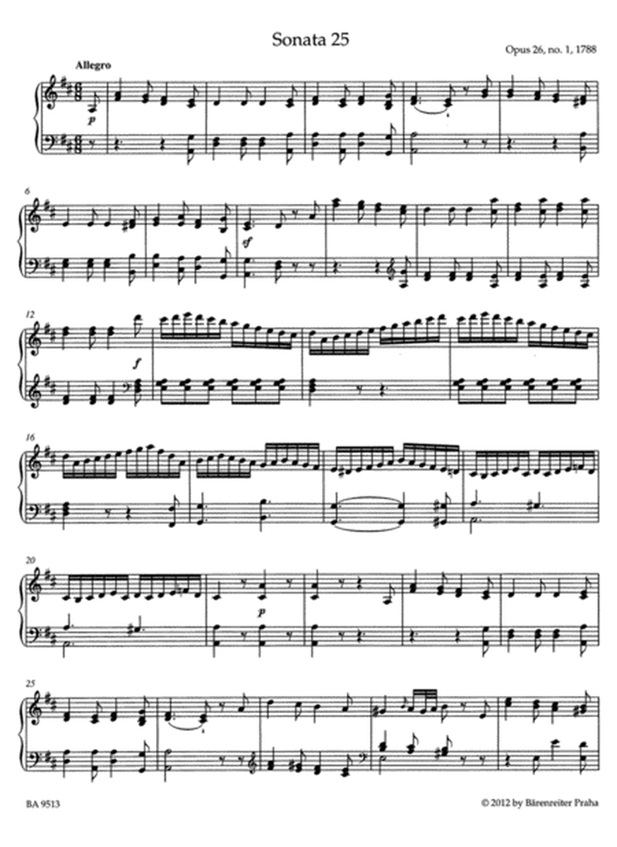 Samtliche Sonaten fur Clavier III