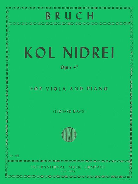 Kol Nidrei, Op. 47 (L. DAVIS)