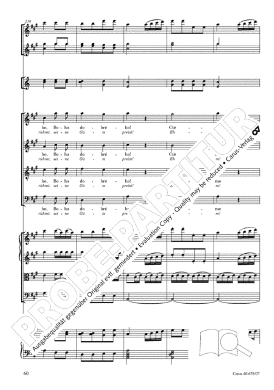 Missa pastoralis bohemica 4-Part scores gallery preview page 73