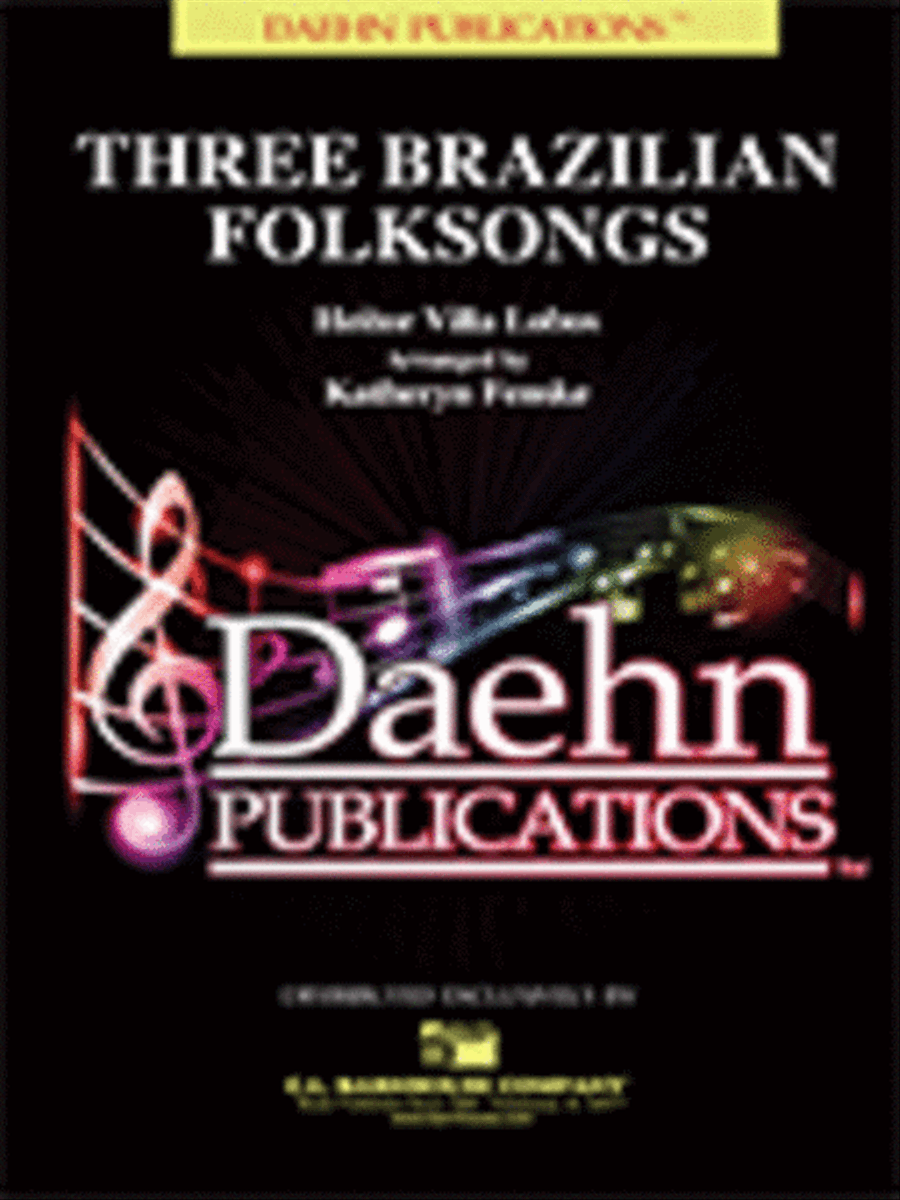 Three Brazilian Folksongs Concert Band scores gallery preview page 1