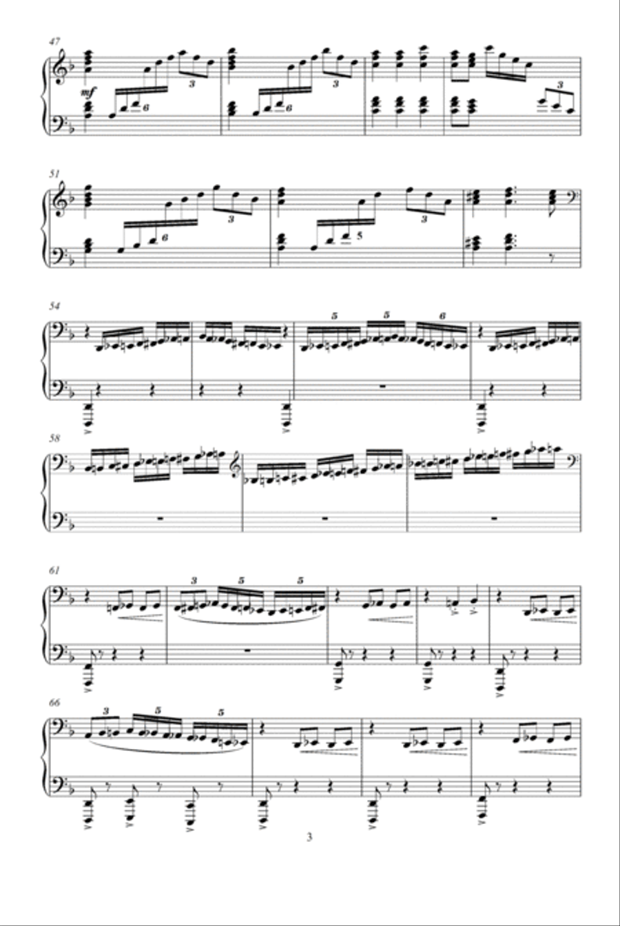 He's A Pirate He's A Pirate Piano Solo scores gallery preview page 3