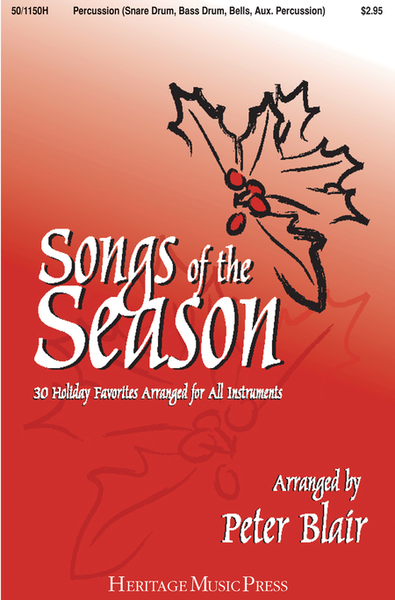 Songs of the Season - Percussion (SD, BD, Bells, Aux. Percussion)