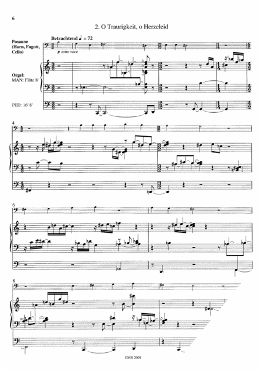 Sechs Choralbearbeitungen