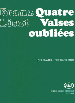 Book cover for 4 Valses Oubliees-pno