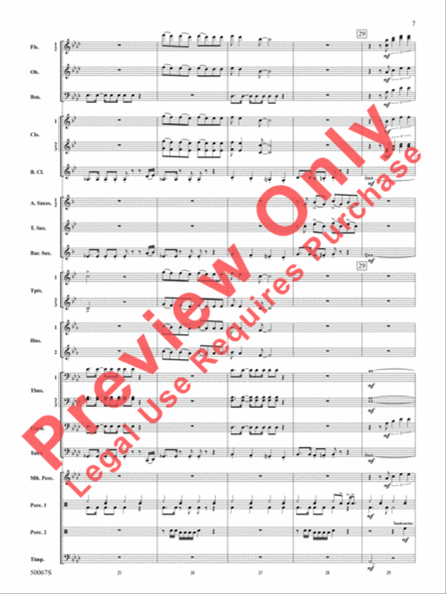 David Bowie -- The Hits David Bowie -- The Hits Concert Band scores gallery preview page 8