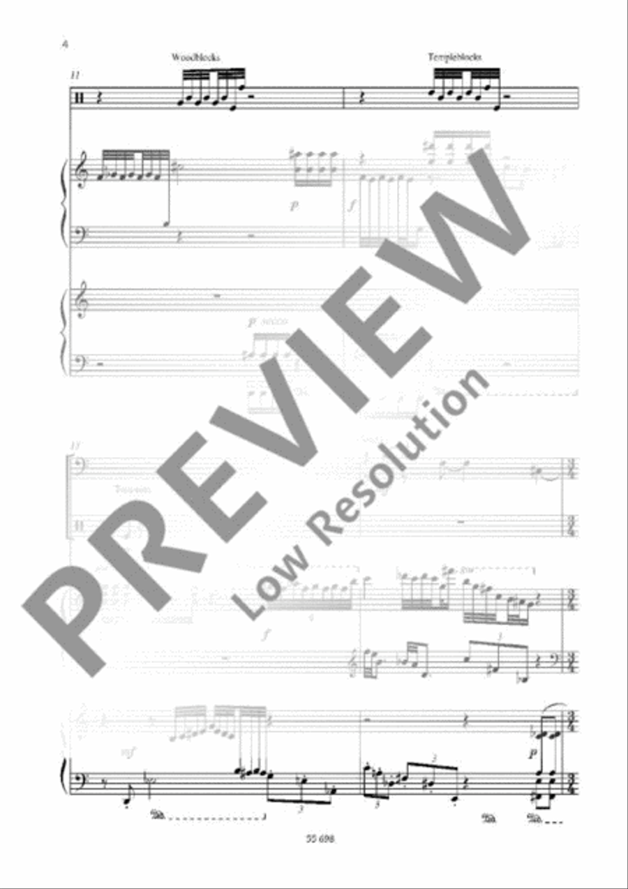 Poème Poème Percussion scores gallery preview page 4