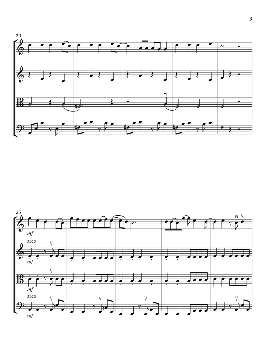 I Write Sins Not Tragedies String Quartet scores gallery preview page 3