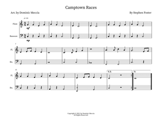 Camptown Races- Flute and Bassoon Duet