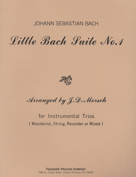 Johann Sebastian Bach: Little Bach Suite 1 - Instrumental Trio