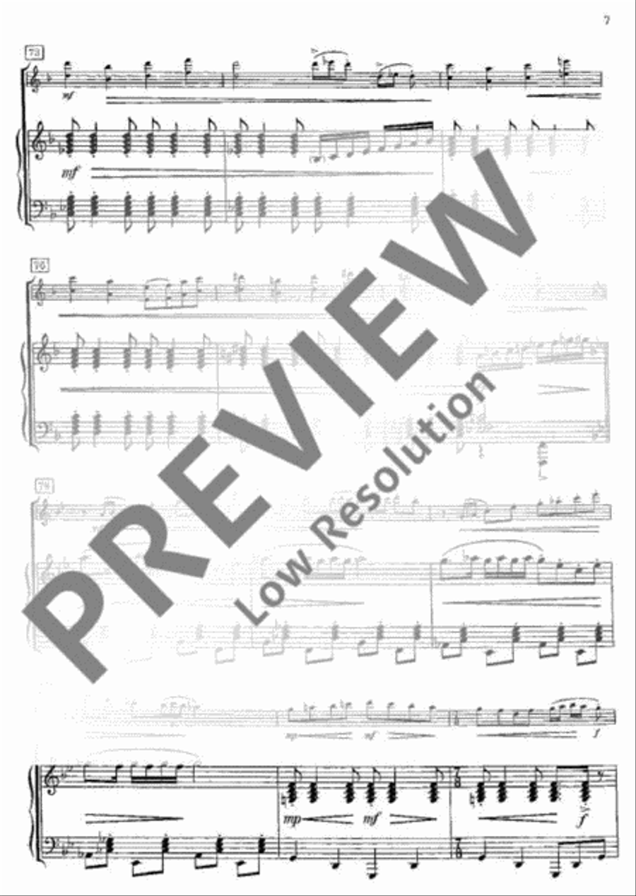 Serenade and Dance Violin Solo scores gallery preview page 8