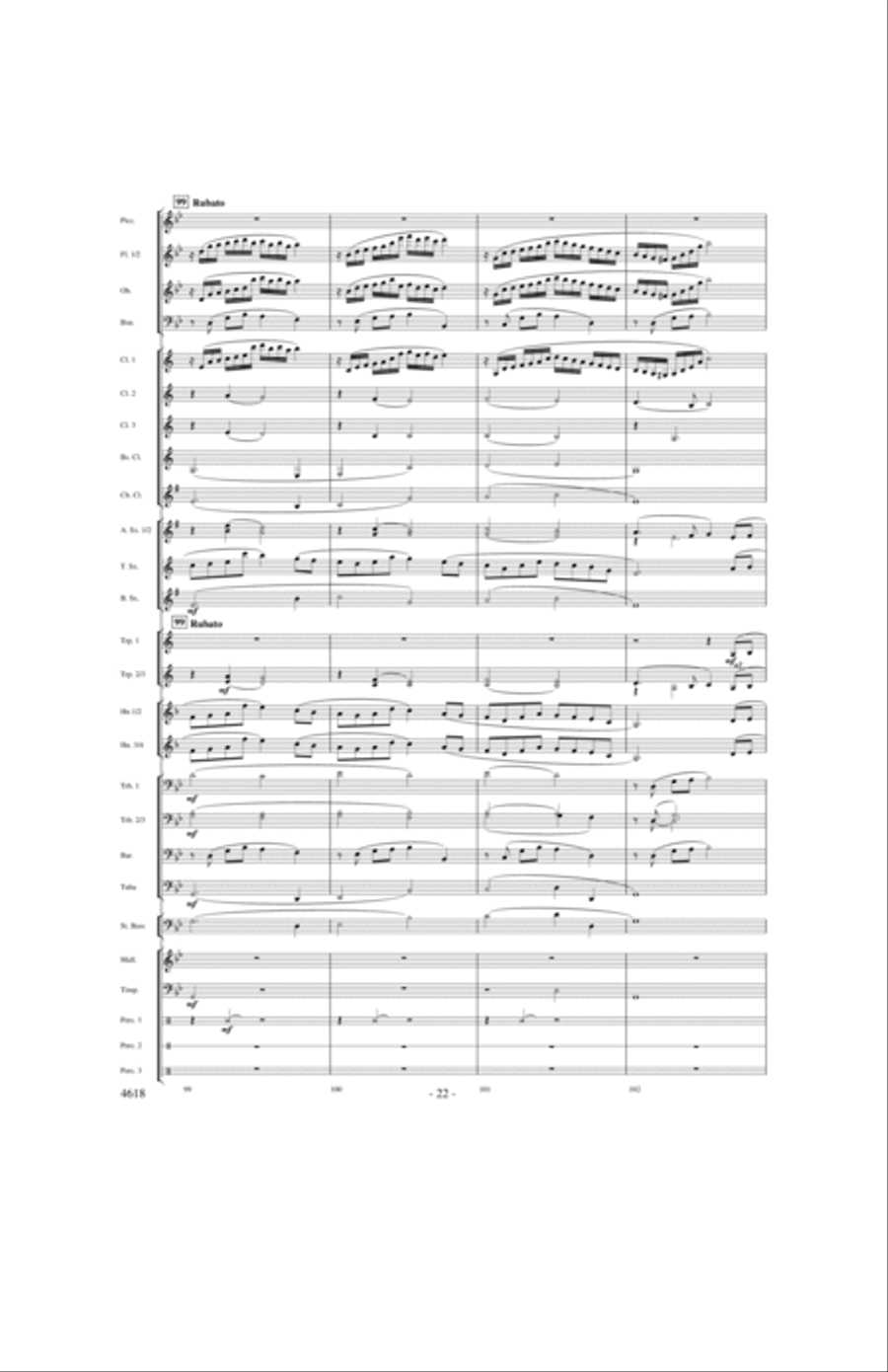 By the Rivers of Babylon Concert Band scores gallery preview page 21
