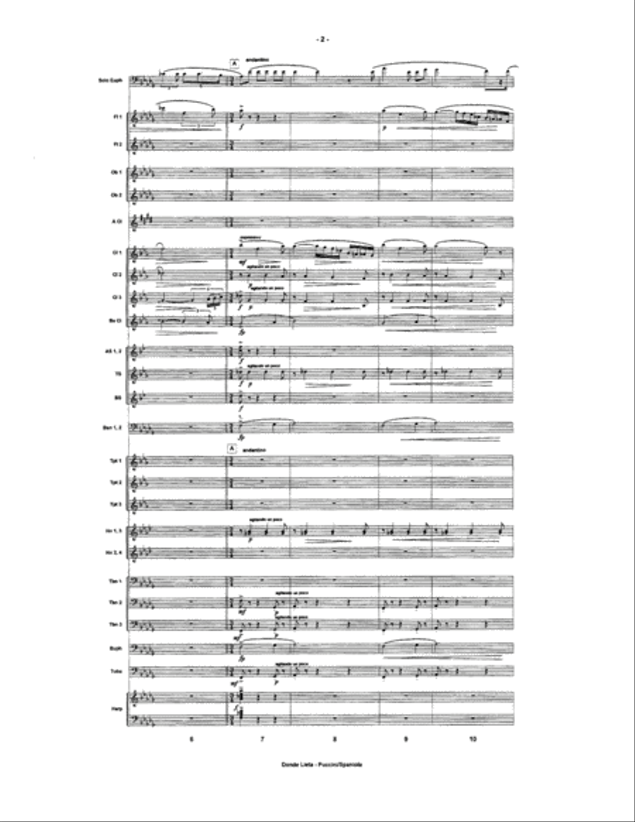 Dondie Lieta Euphonium scores gallery preview page 2